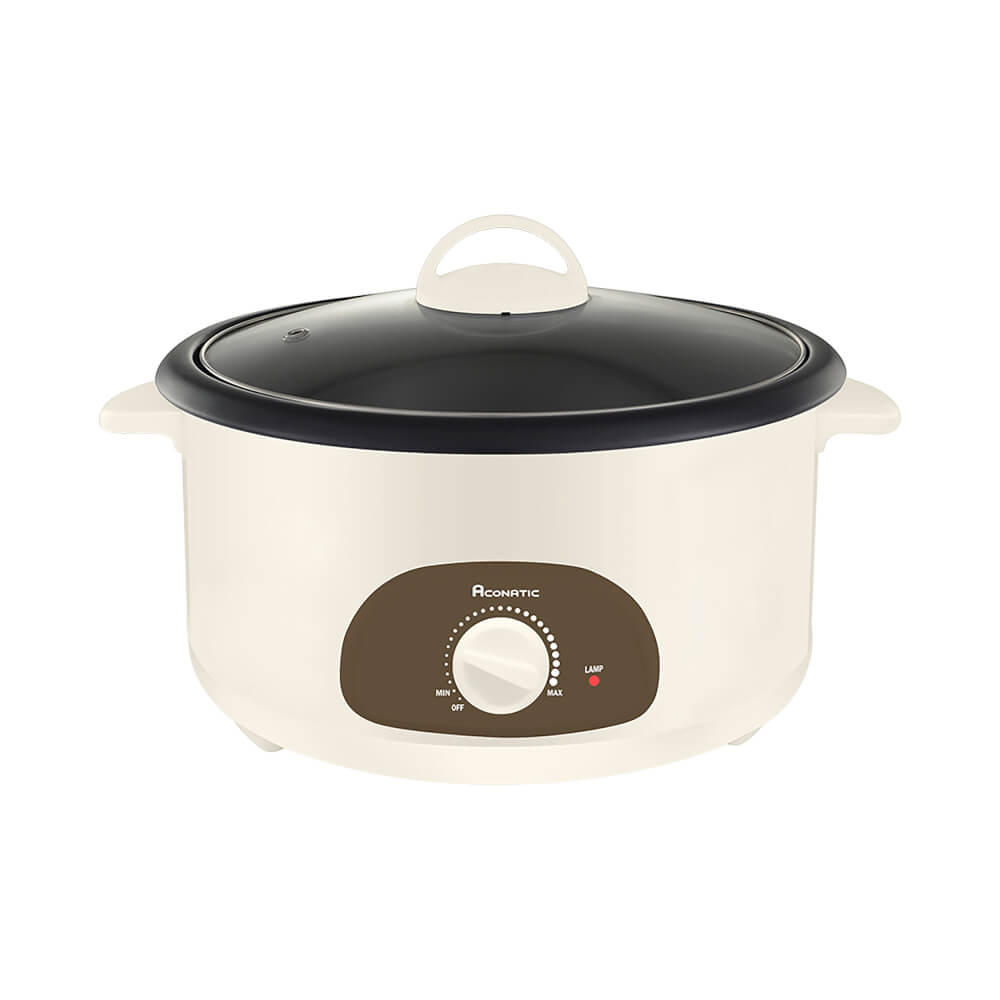 หม้ออเนกประสงค์ ACONATIC AN-POT1100 สีครีม 3 ลิตร